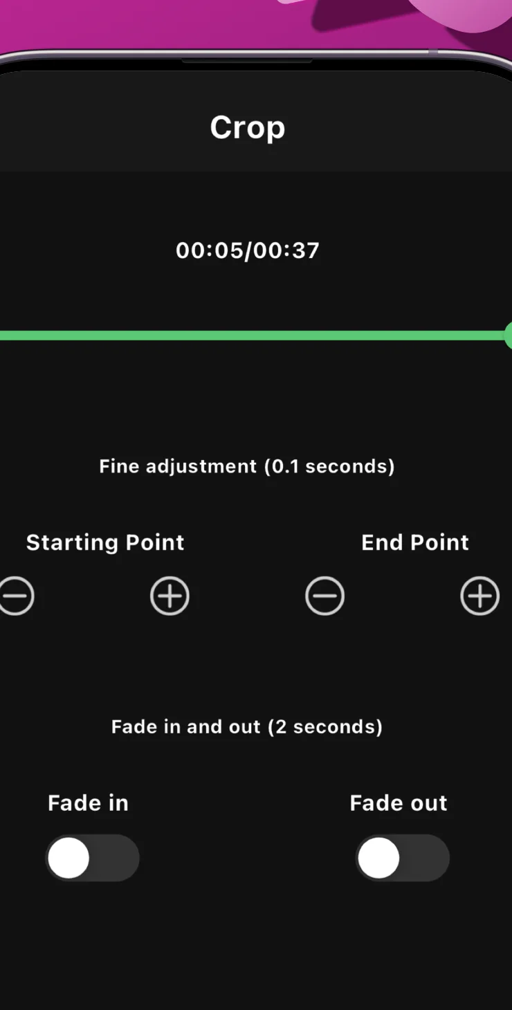 AudioMix app preview